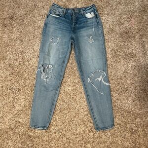 maurices high waisted jeans with rips